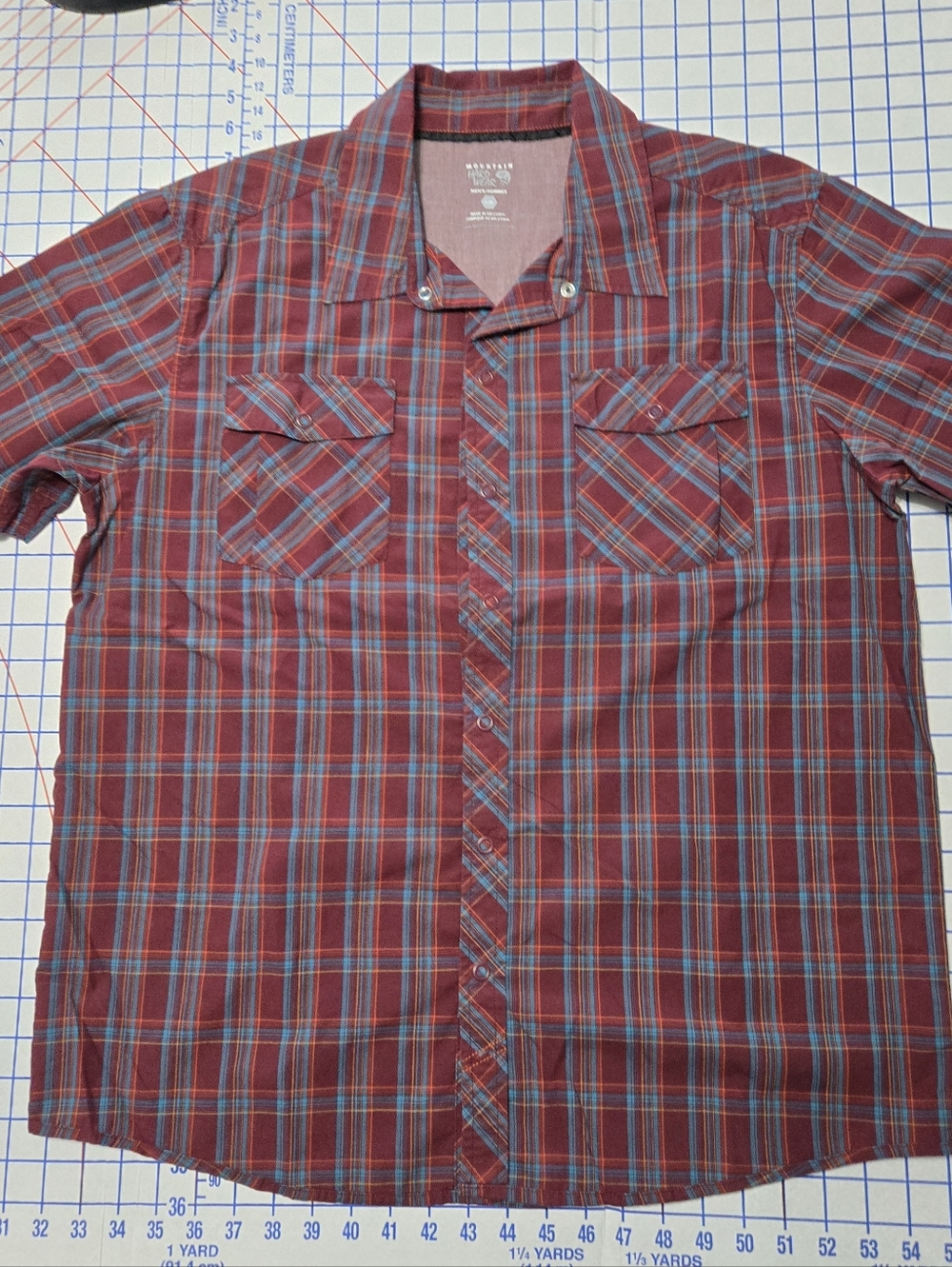 Mountain Hard Wear Short Sleeve Button Down Shirt